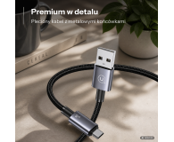 USAMS Kabel USB na Micro-USB 2A 1,2m Fast Charging stalowy - 1569049 - zdjęcie 2